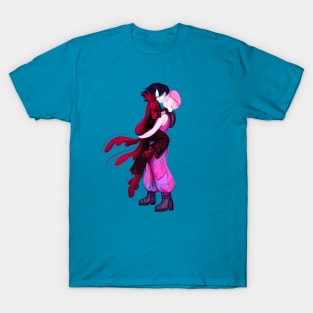 Bonnie and The Star kiss, Vamp world Bubbline, Fionna and Cake / Adventure Time fan art T-Shirt